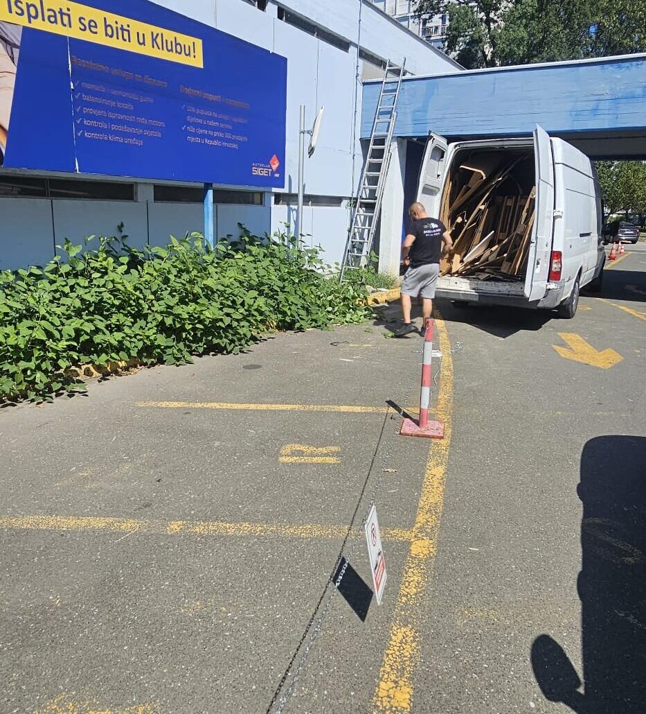 Krupni otpad u kombiju